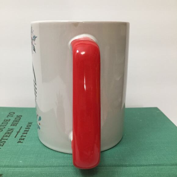 Starbucks Christmas Snowflake Red Handle Mug - Picture 5 of 7